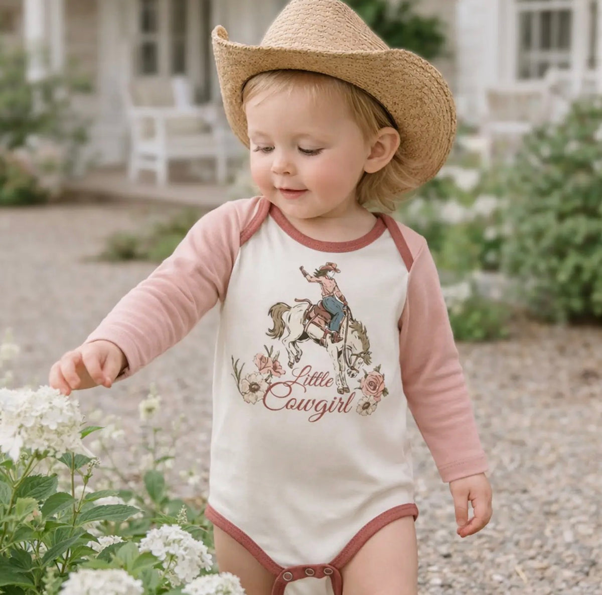 Tesa Babe little cowgirl western rodeo bodysuit
