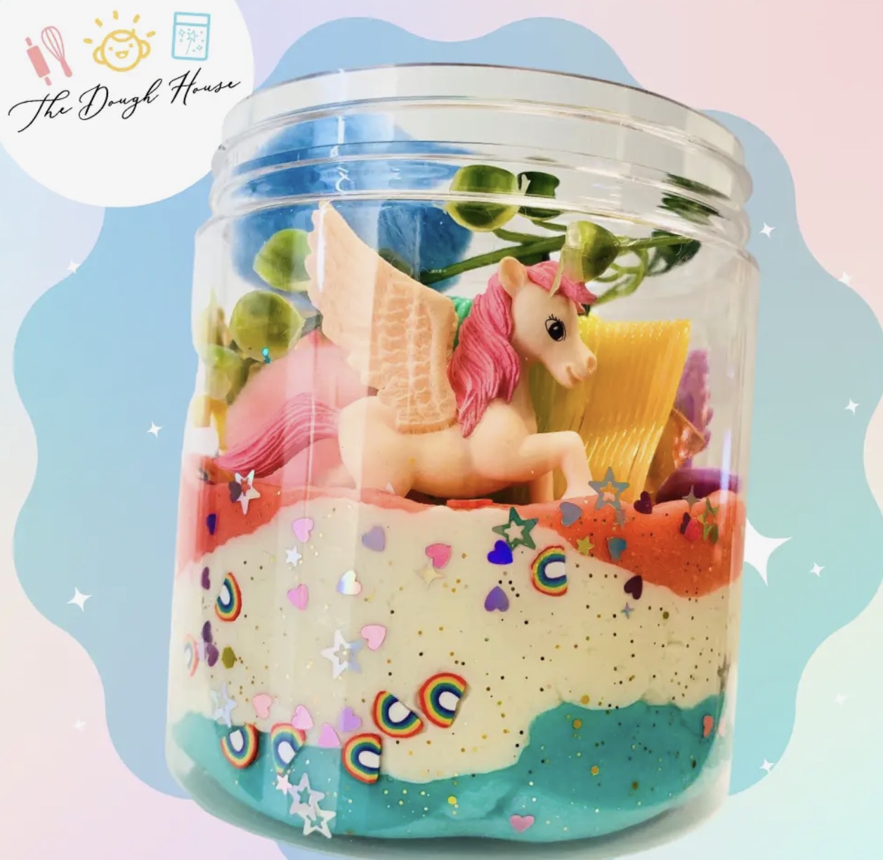 The Dough House - Fun Size Unicorn Magical Jars