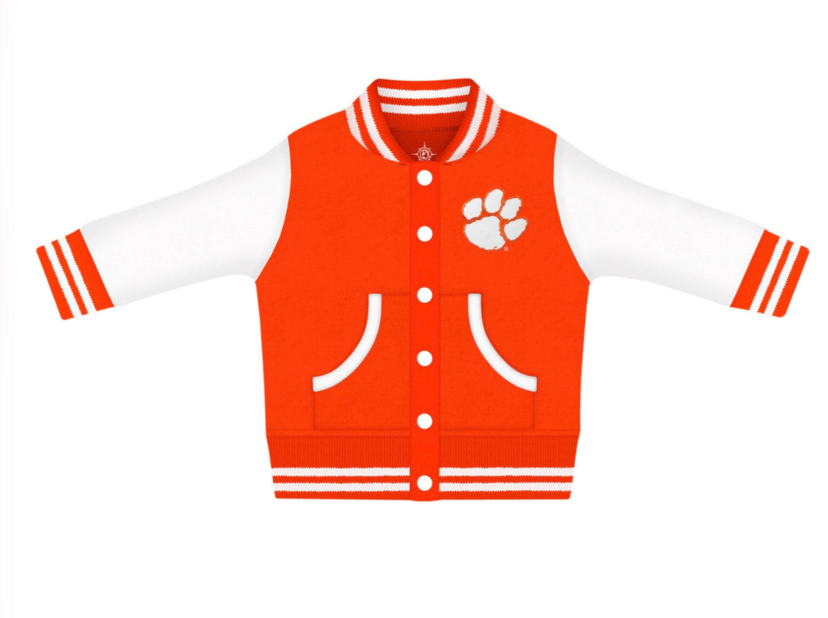 Creative Knitwear Clemson Varsity Jacket