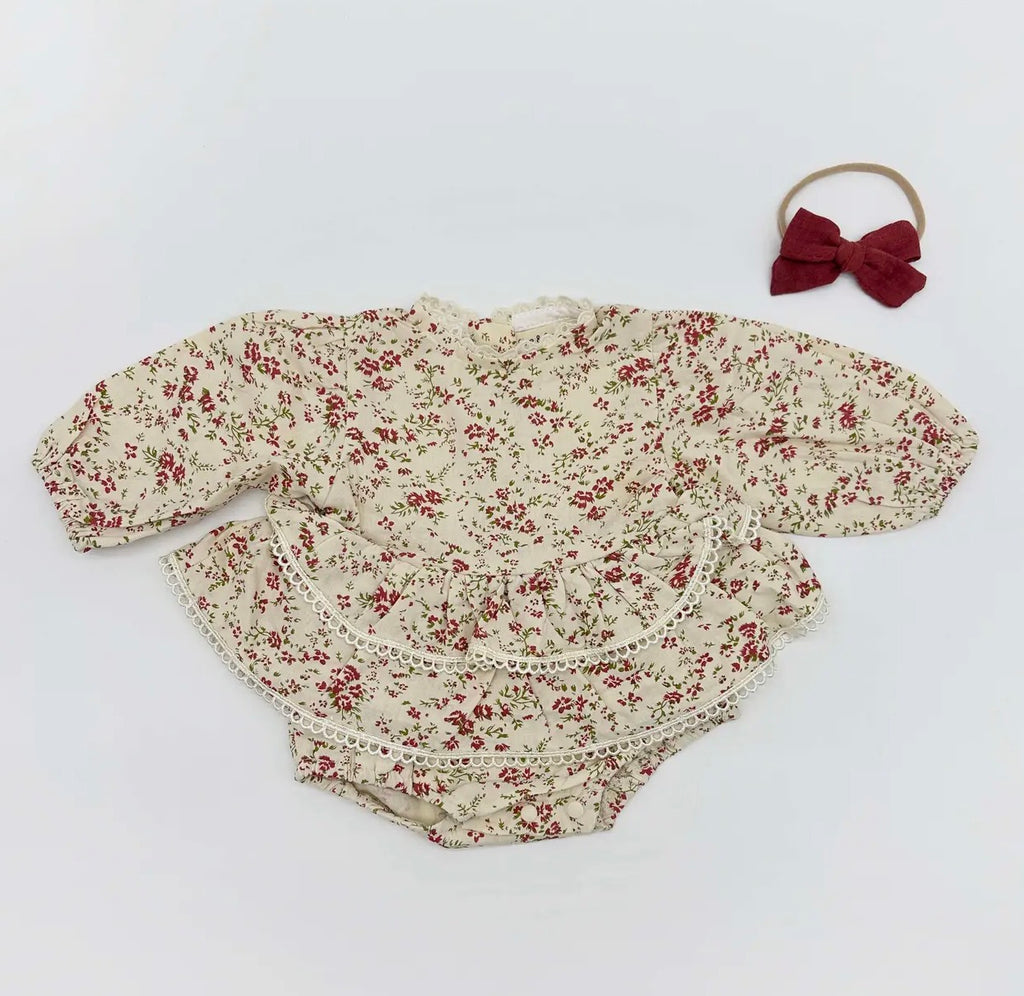 OLIVE & CRADLE - Bella Floral Romper