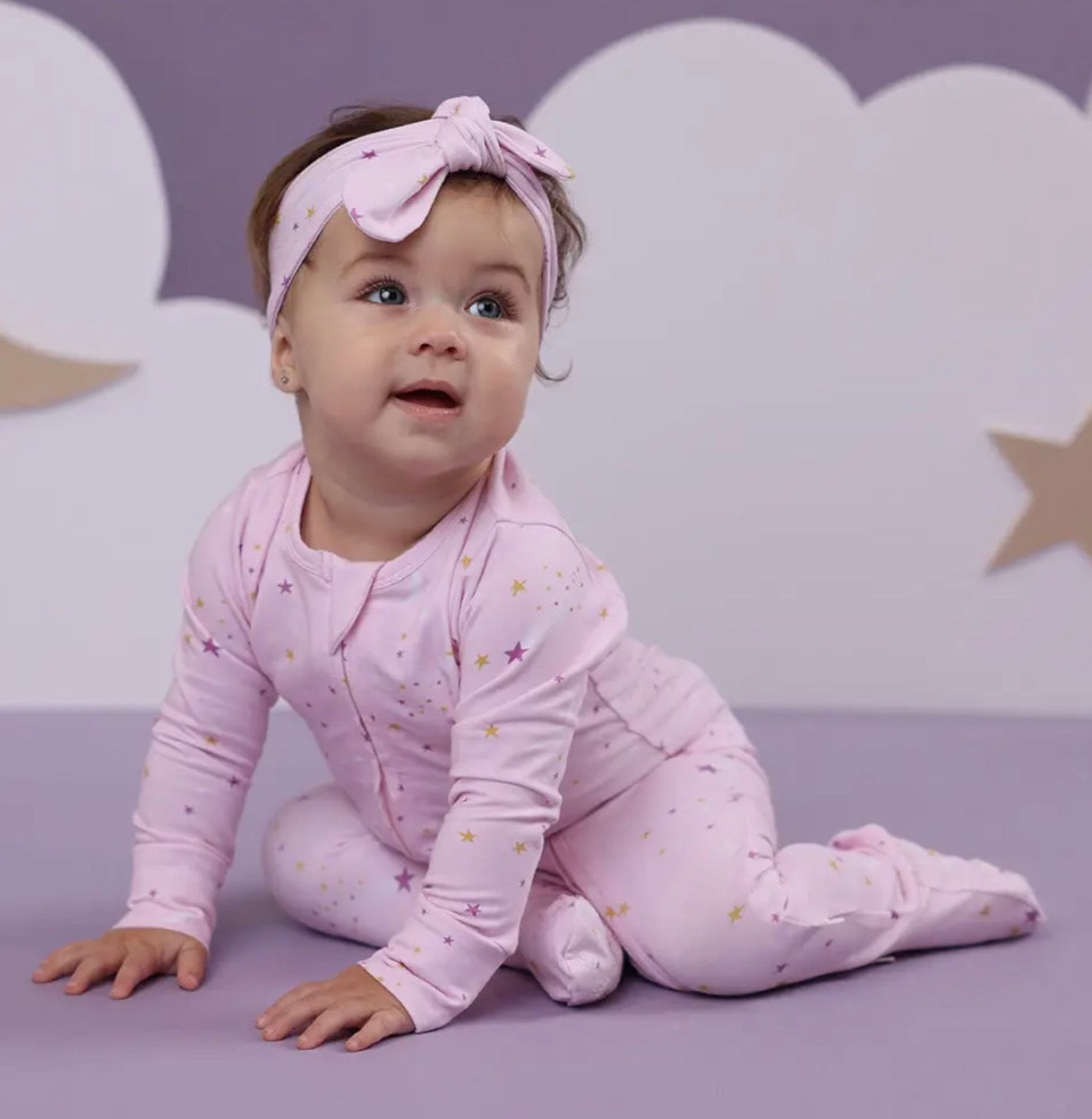 Snuggle Hunny - Twinkle Organic Snuggle Sleepsuit Zip Footie