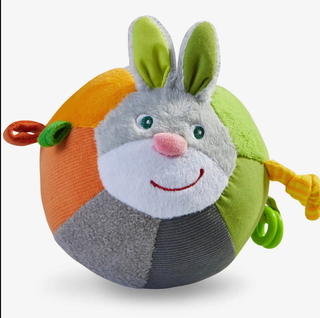 HABA USA - Soft Bunny Ball with Rattling Effects