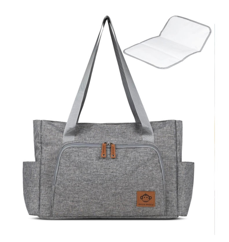 Micu Micu Grey diaper bag