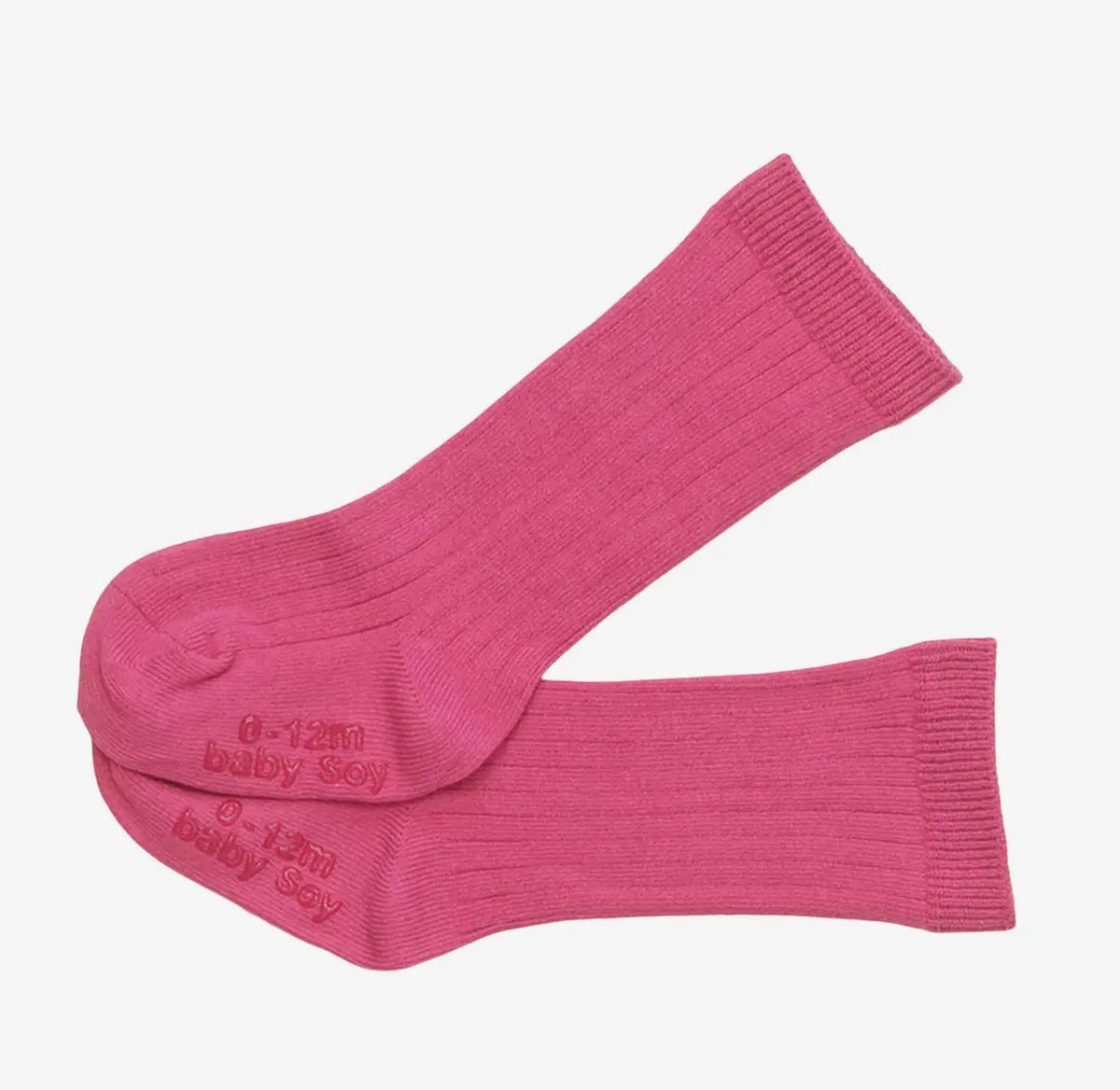 Baby 0-12 no slip knee socks