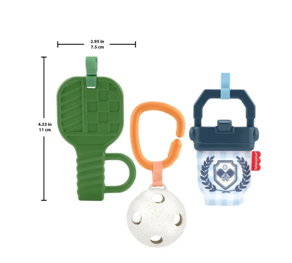 Pickleball shaped baby items
