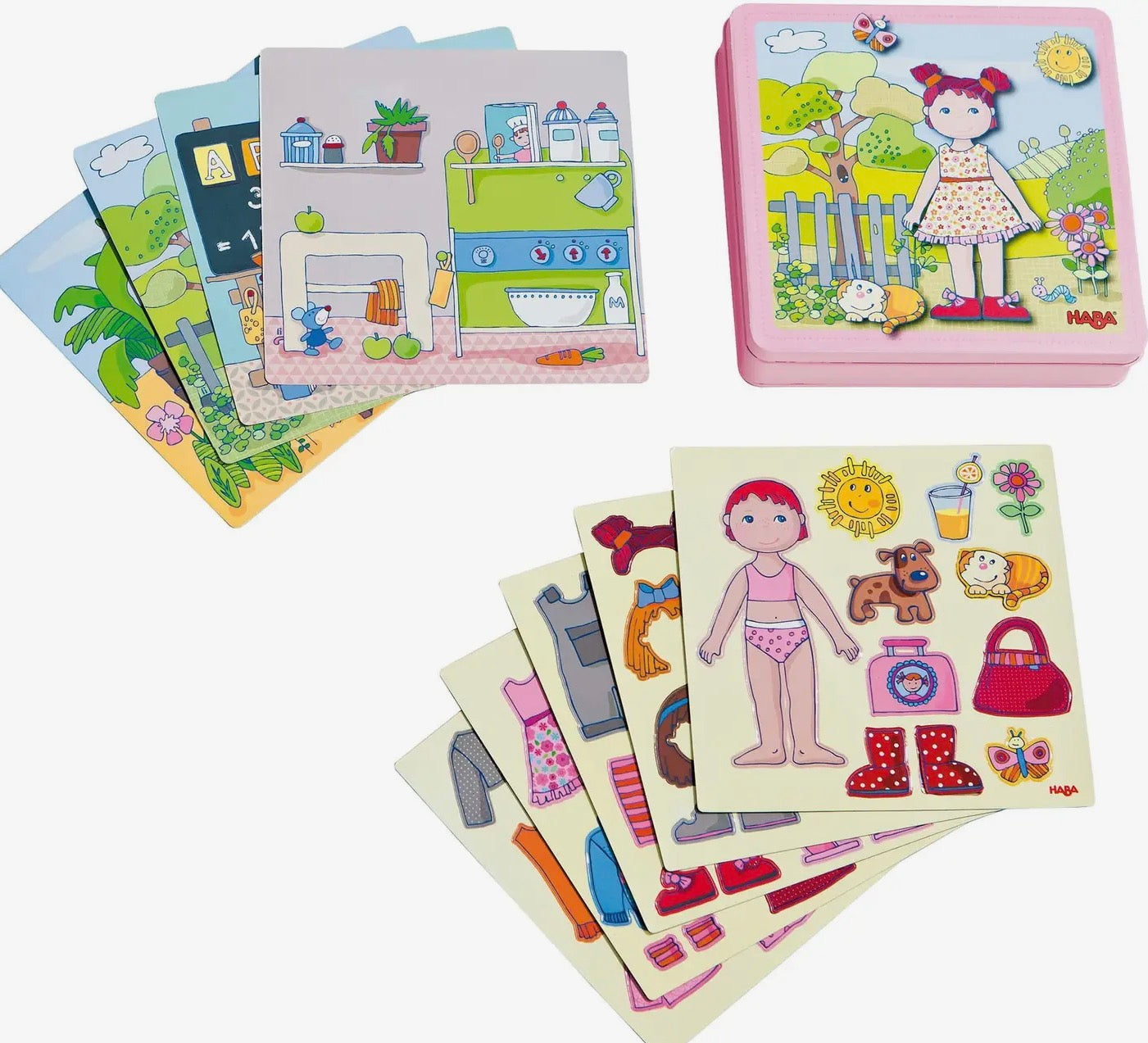 HABA USA - Dress-Up Doll Lilli Magnetic Game