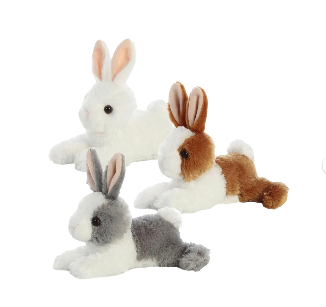 Aurora plush baby bunny assortment