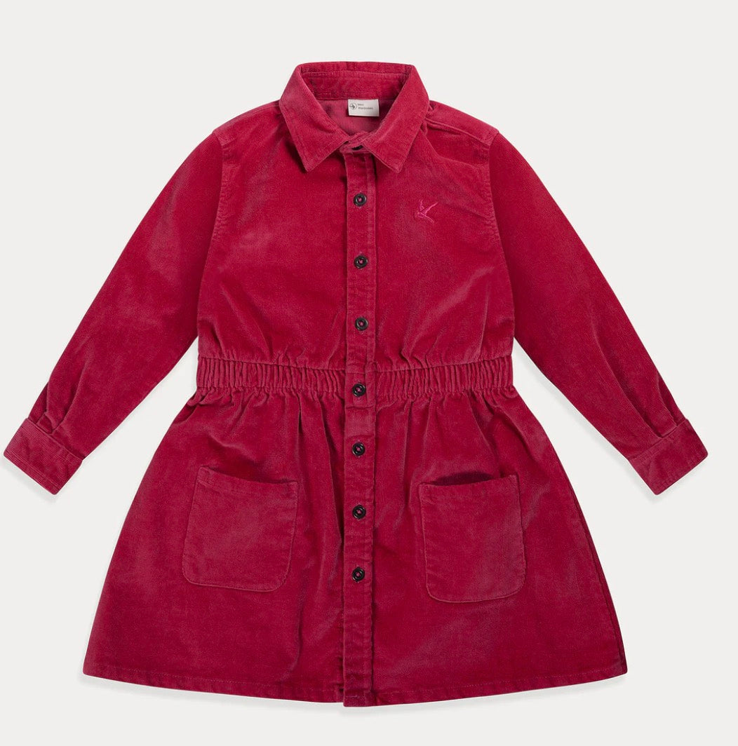 Mini Wardrobes toddler corduroy LS  dress
