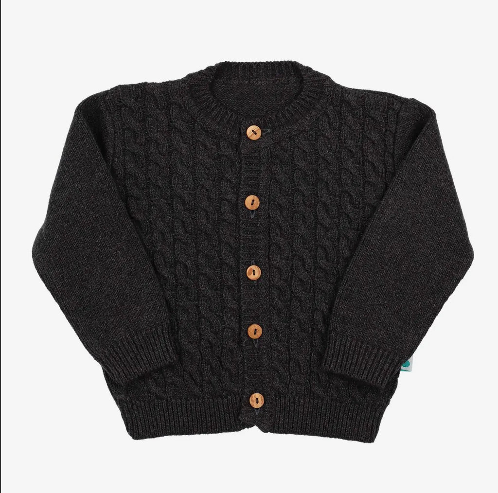 cotton knitted braid jacket