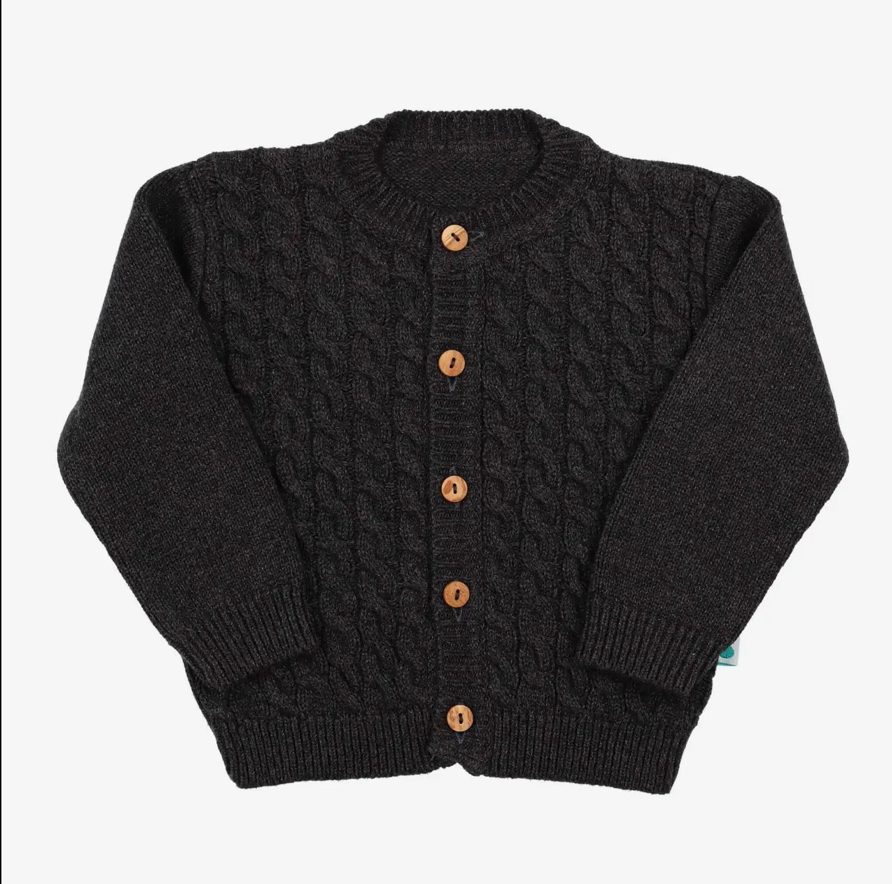 cotton knitted braid jacket