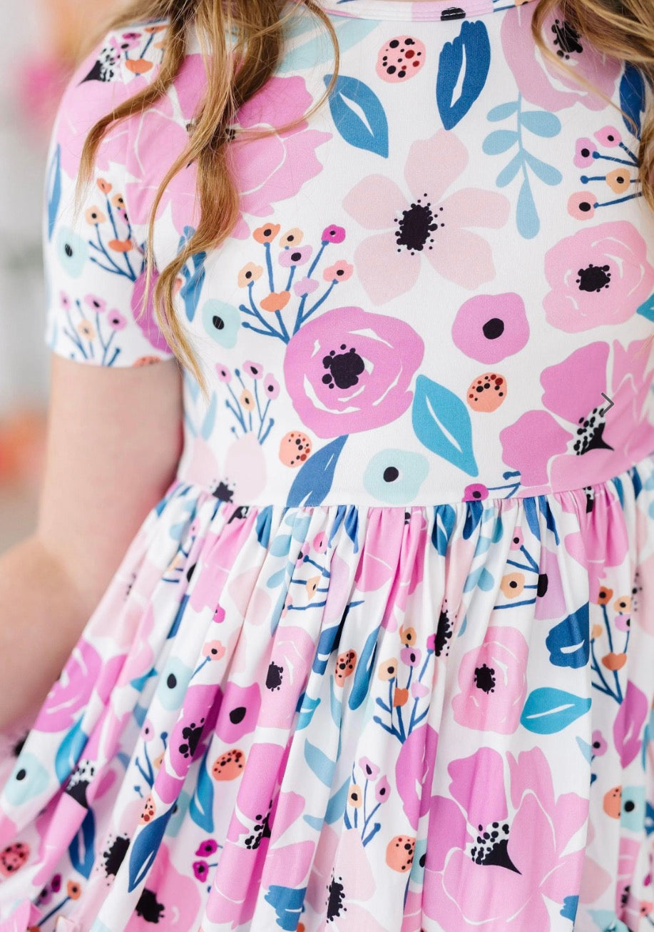 Pretty in Purple Mila and Rose pocket twirl s/s