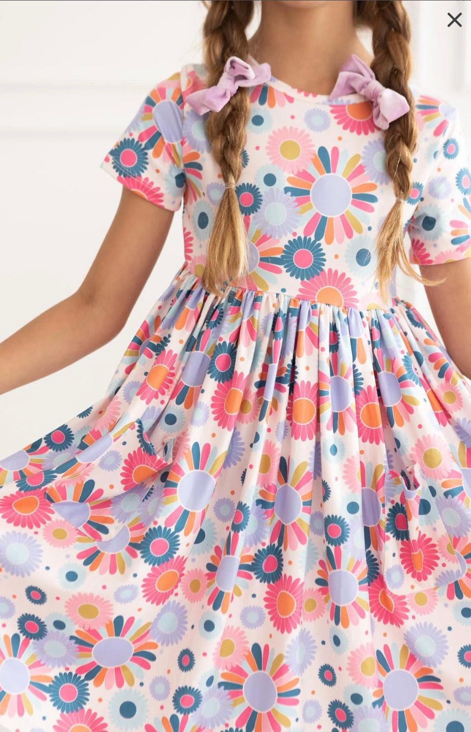Keep Growing S/S Pocket twirl dress