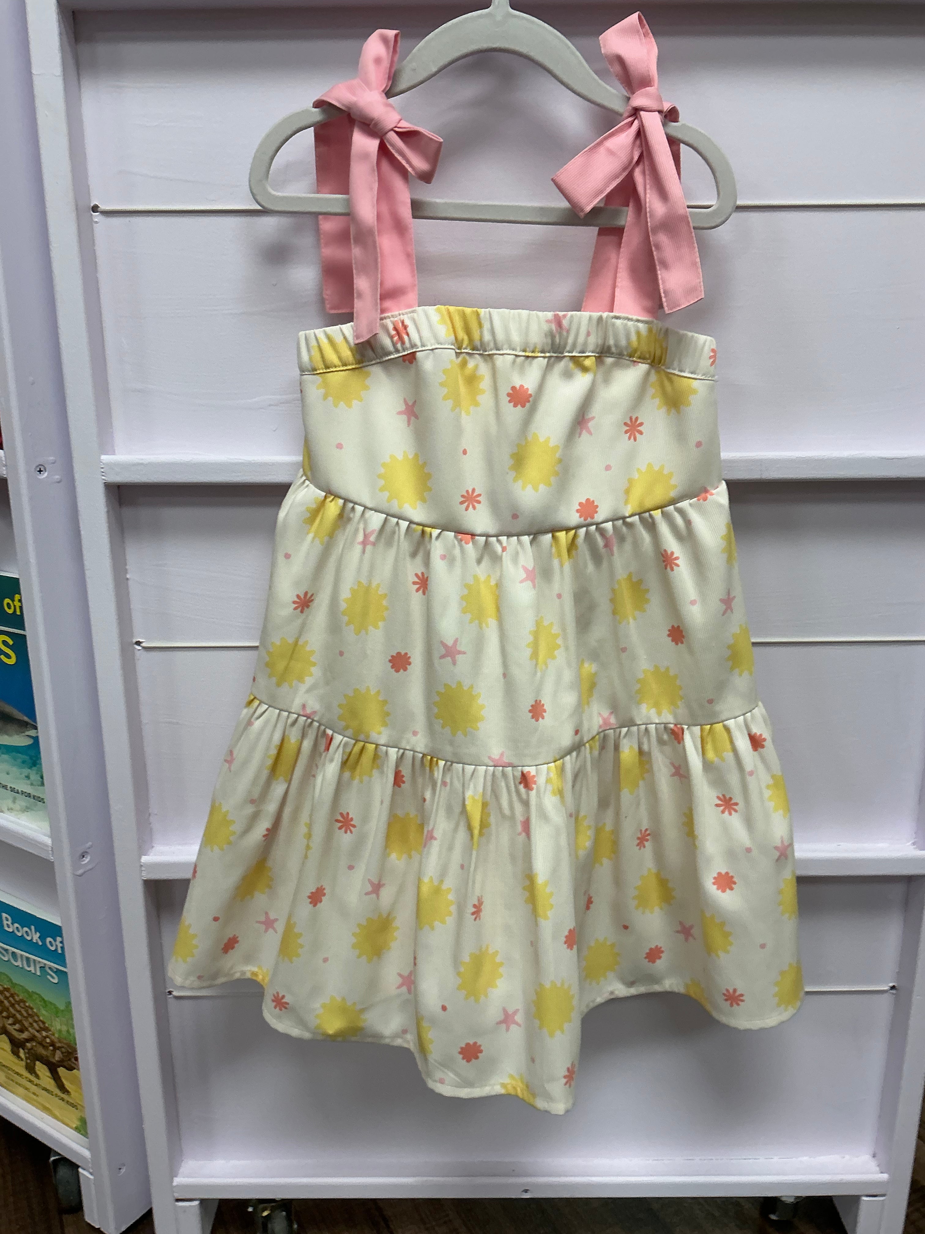 Sally Kids Melanie tie strap dress