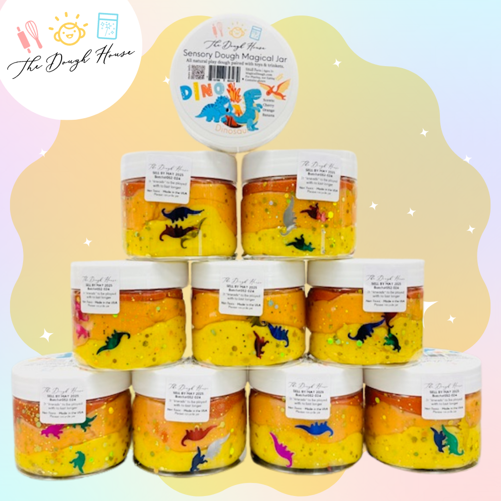 The Dough House - Fun Size Dinosaur Magical Jars