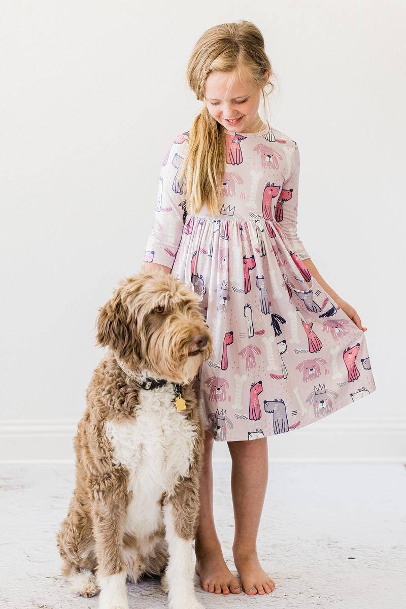 Mila & Rose - Puppy Party Pocket Twirl Dress