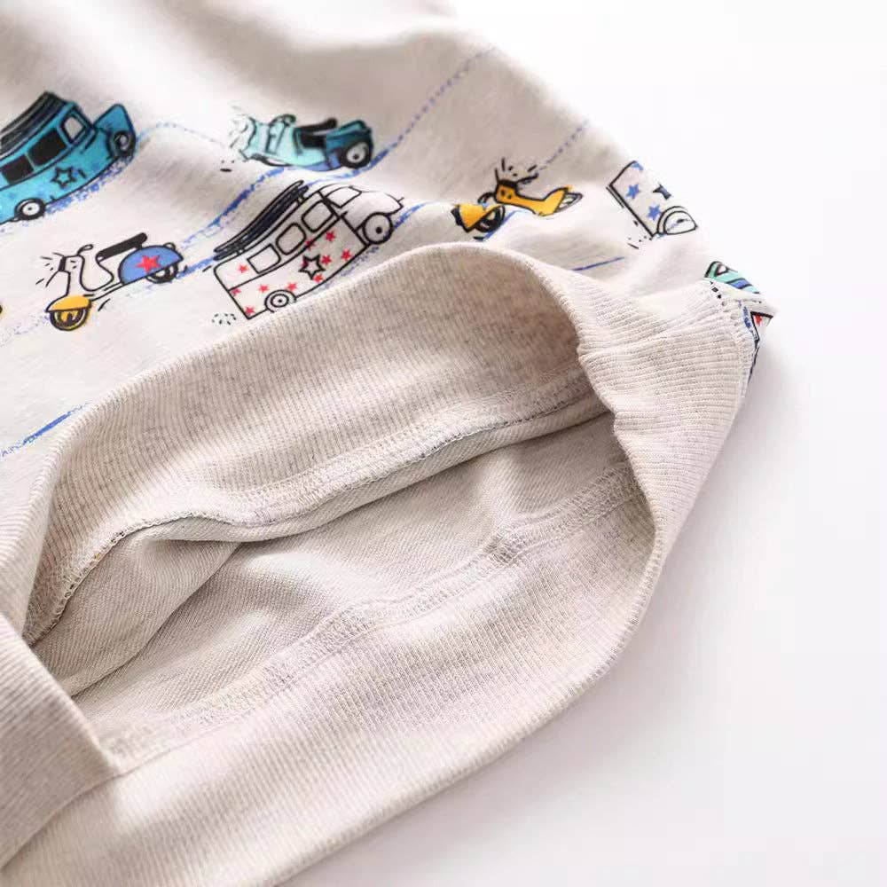 The Find Peaks - Kids Cartoon Crew Neck Sweatshirt Soft Cotton Casual Style