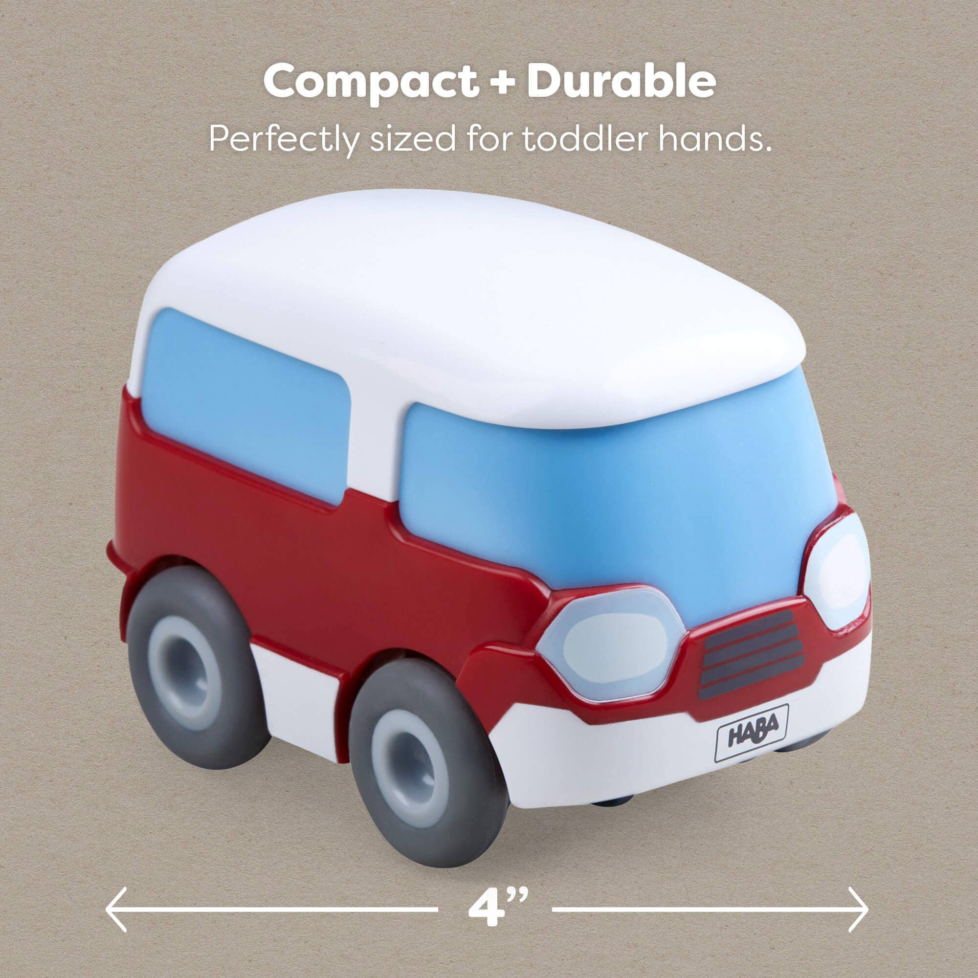 HABA USA - HABA Cars Mini Bus with Momentum Motor
