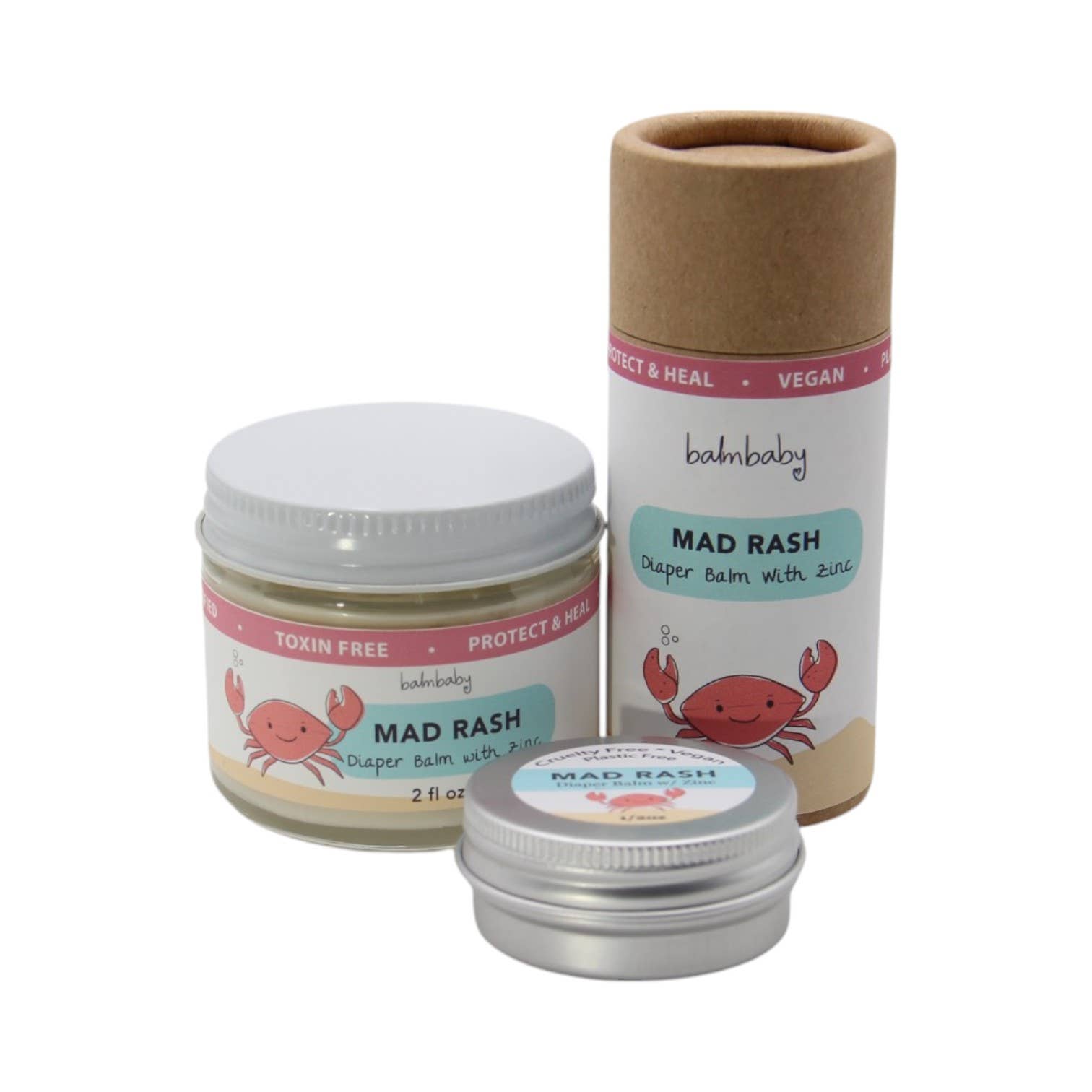 Taylor's Naturals - Mad Rash Diaper Rash Cream w/Zinc (sample/travel)