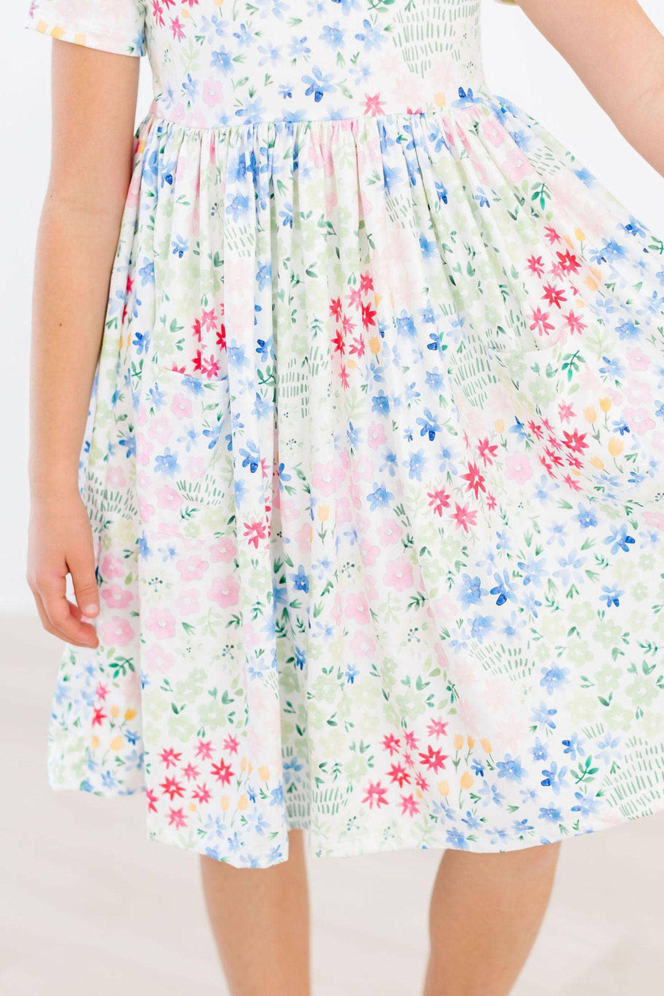 Mila & Rose - Sunshine Meadows S/S Pocket Twirl Dress