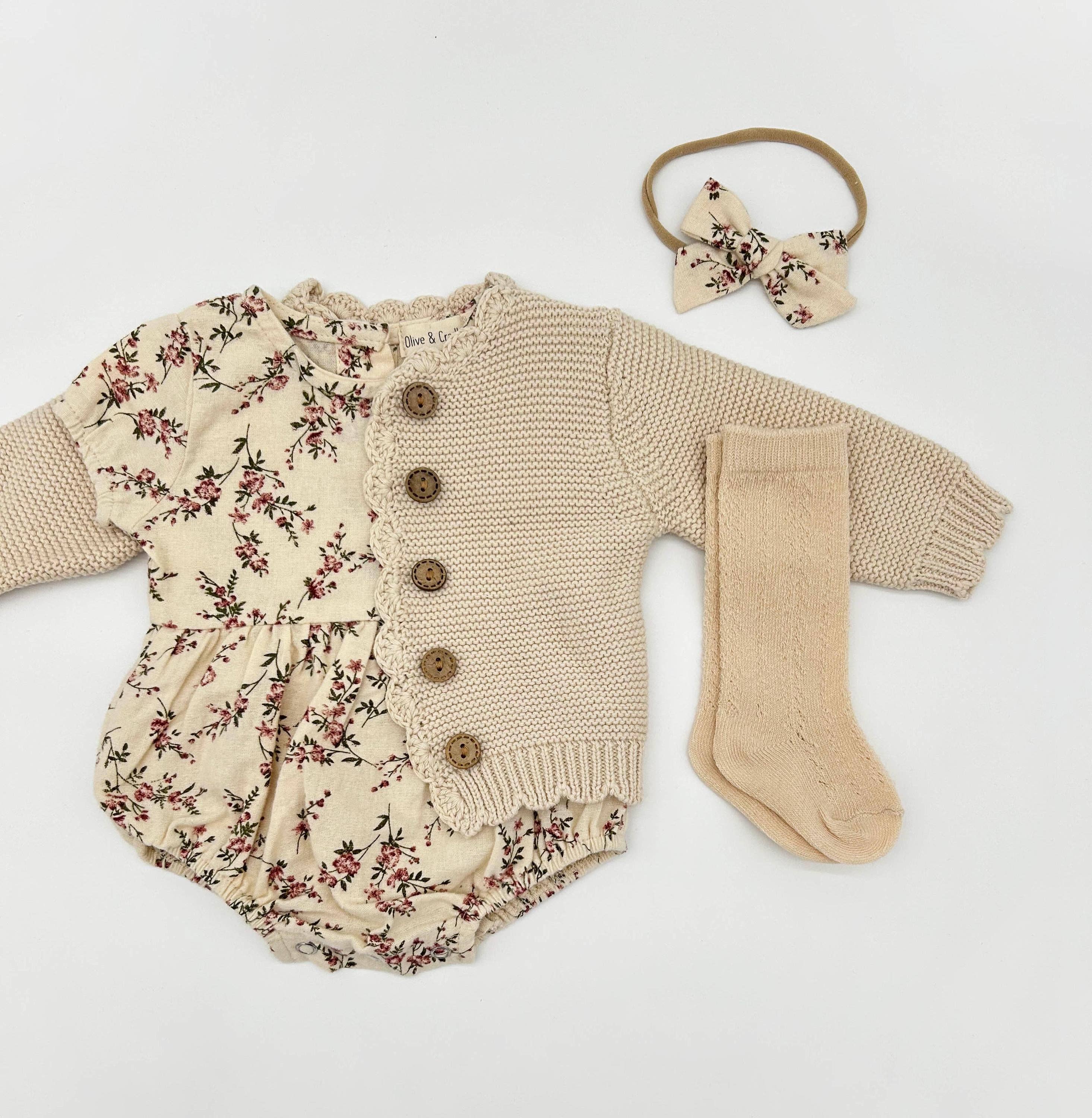 OLIVE & CRADLE - Anessa Romper Set