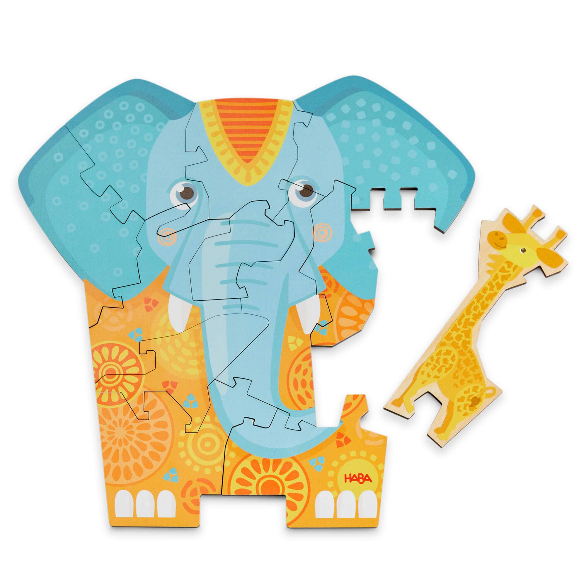 HABA USA - Elephant 2-in-1 Wooden Puzzle
