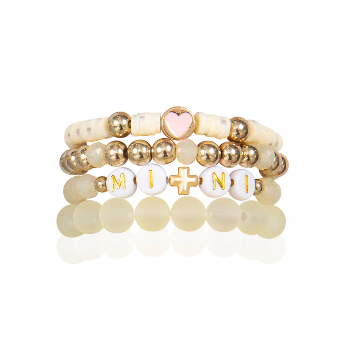 Loven x Mini Momo - Mommy and Me Bracelets - Beaded Stackable Bracelet for Kids