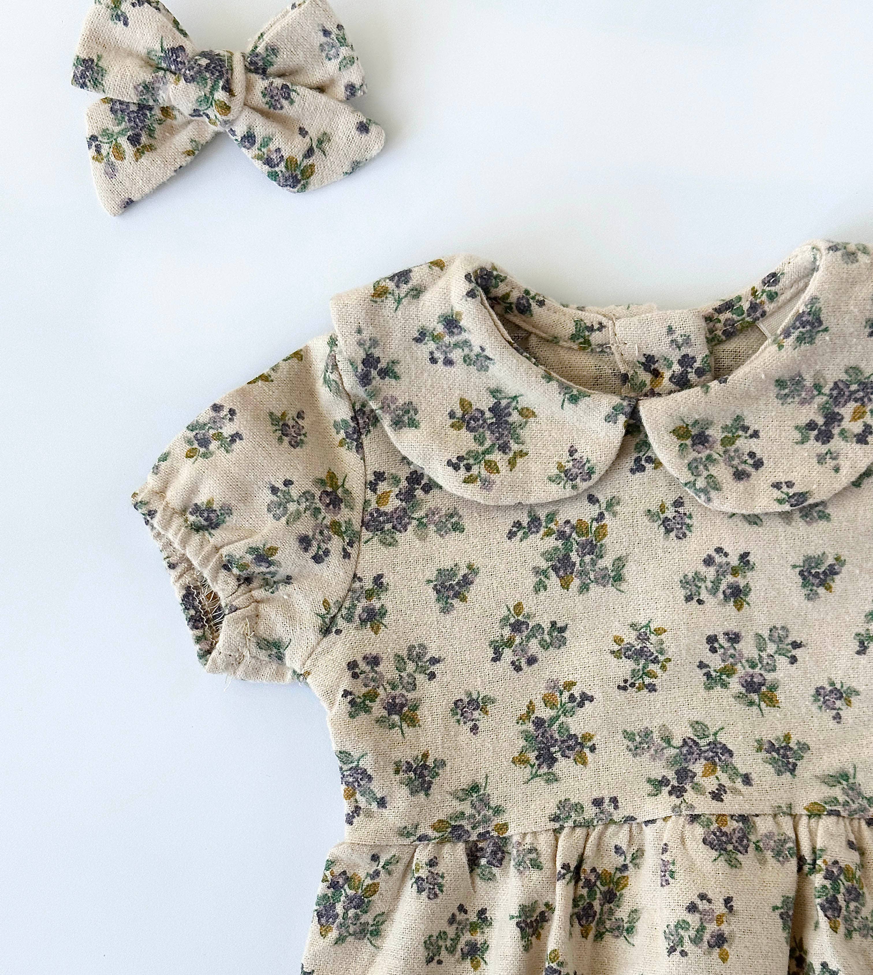 OLIVE & CRADLE - Violetta Floral Romper