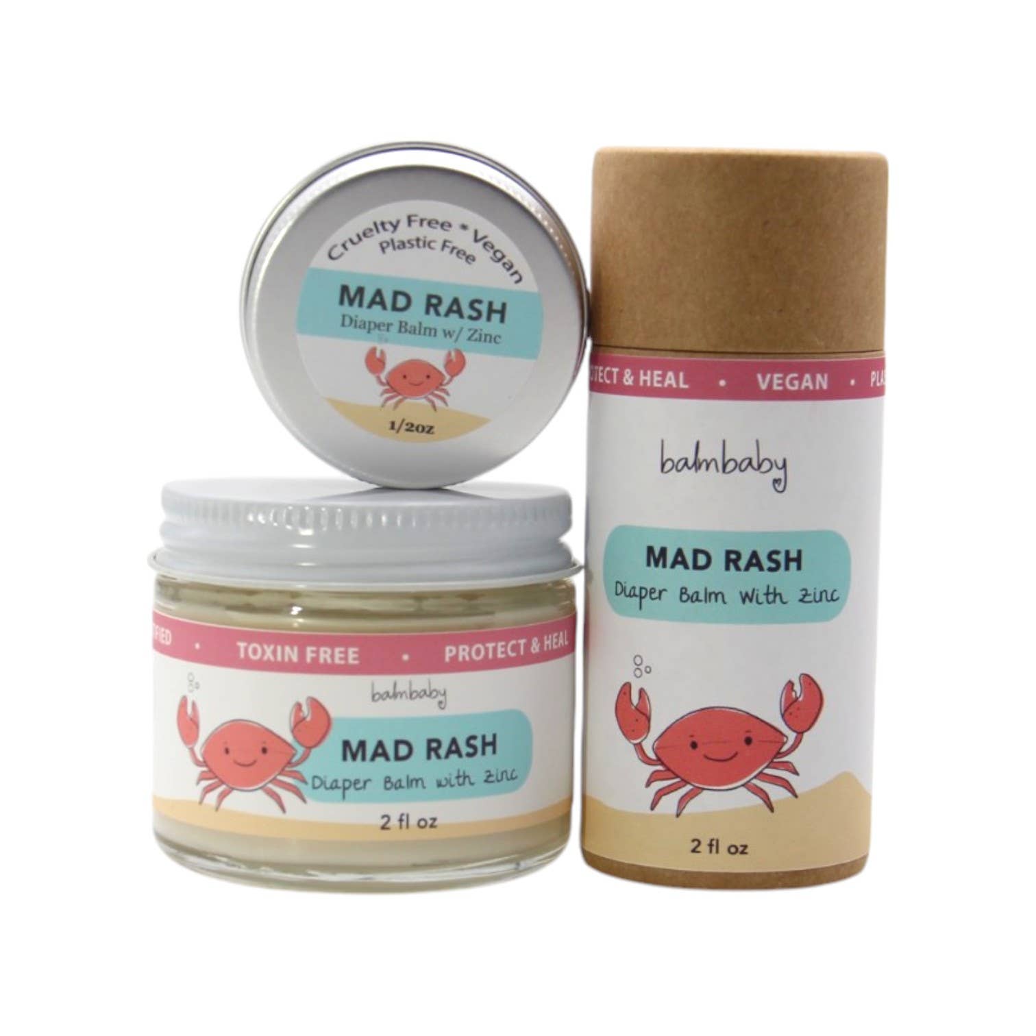 Taylor's Naturals - Mad Rash Diaper Rash Cream w/Zinc (sample/travel)