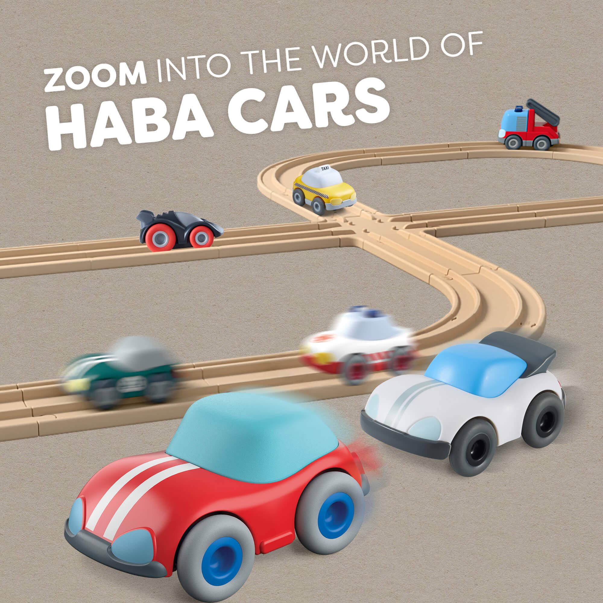 HABA USA - HABA Cars Red Speedster with Momentum Motor