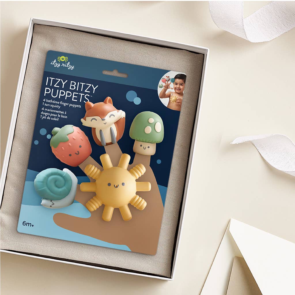 Itzy Ritzy - Itzy Bitzy Puppets™ - Bath + Storytelling Toys