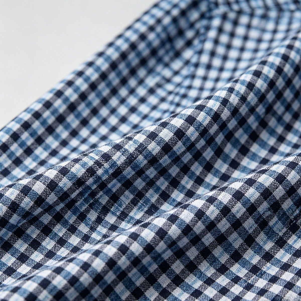 Boys Gingham Long Sleeve Button-Down