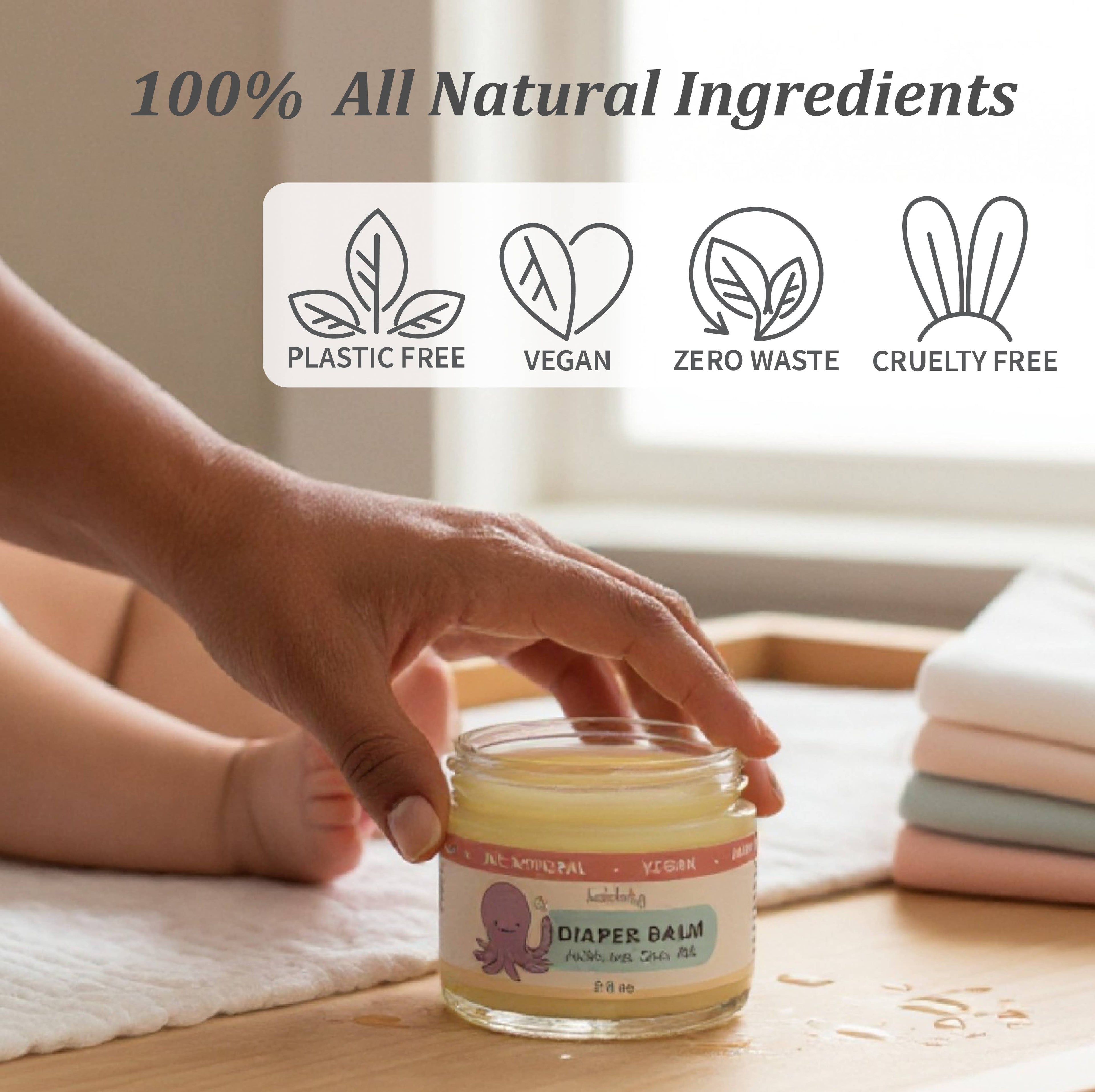Taylor's Naturals - Balm Baby - Organic Diaper Balm and ALL purpose skin aid