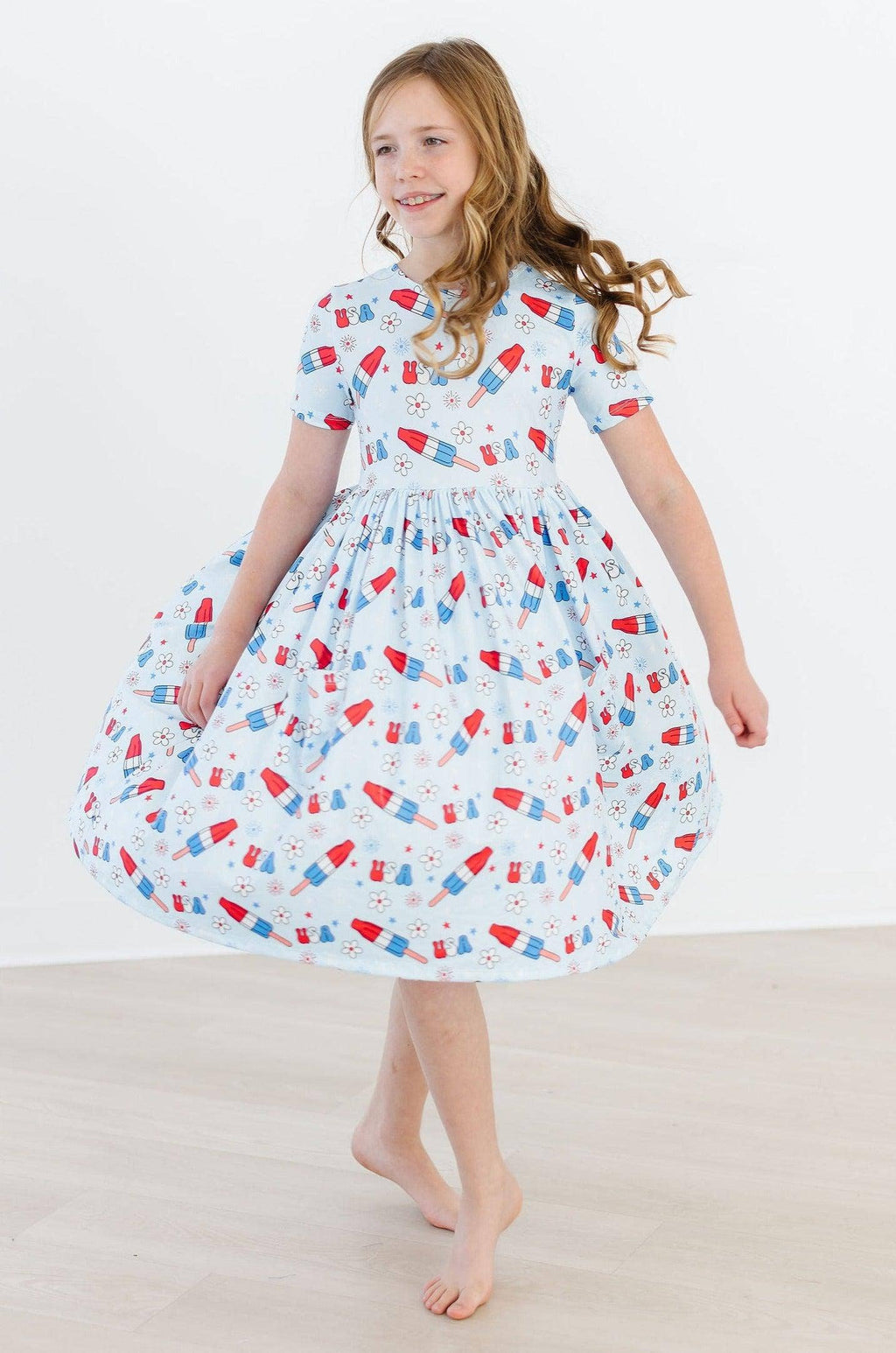 Mila & Rose - Proudly Patriotic S/S Pocket Twirl Dress