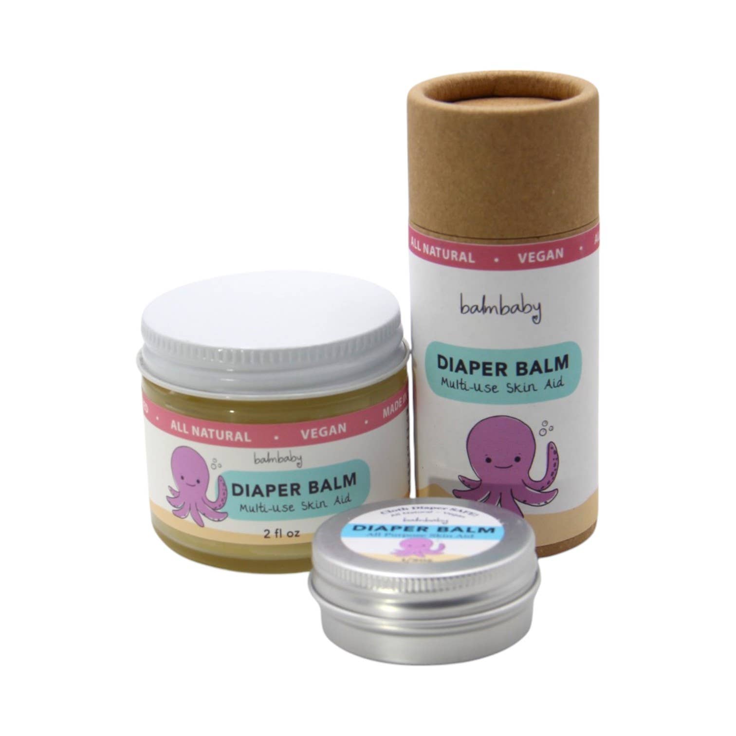 Taylor's Naturals - Diaper Balm  & ALL purpose skin aid - travel/sample size