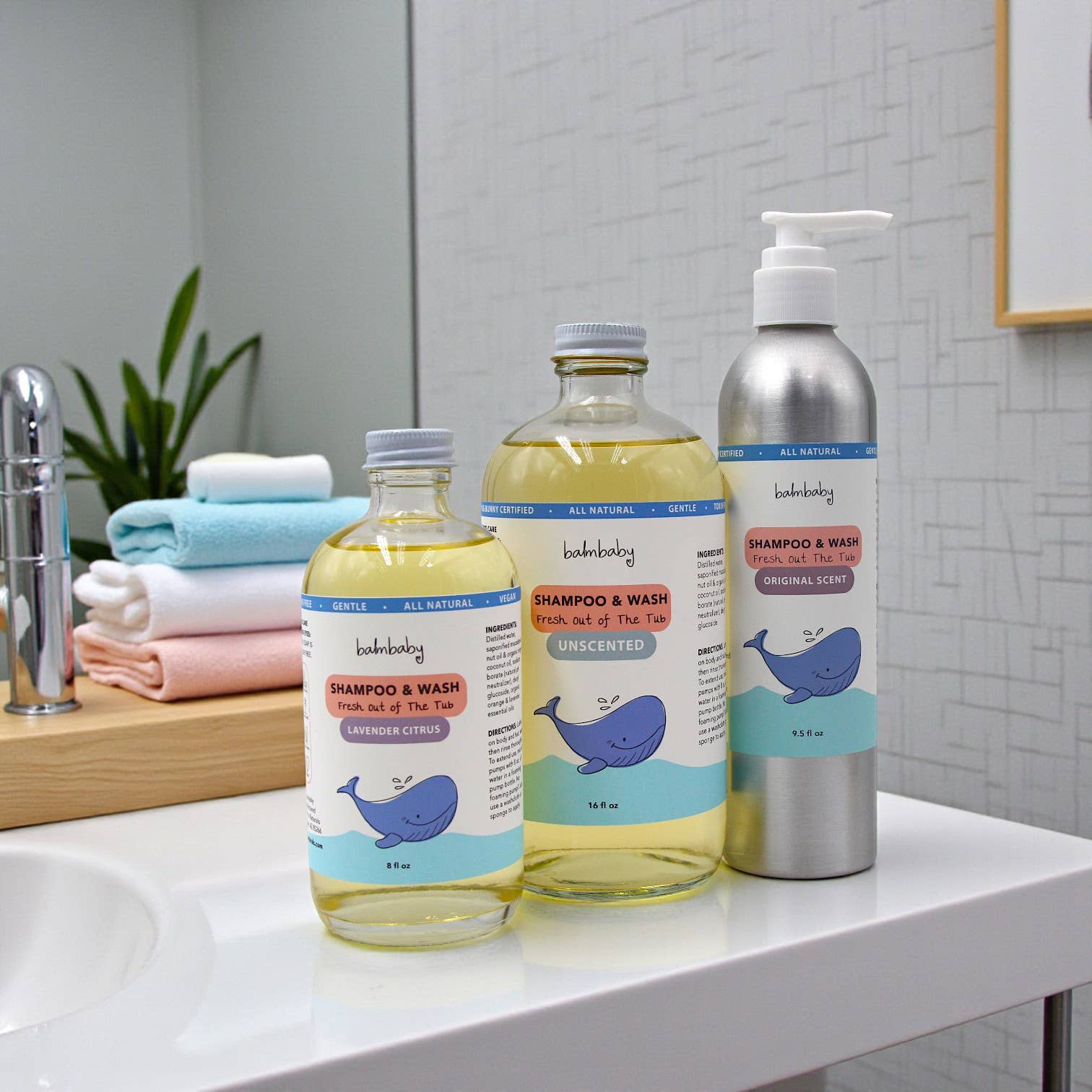 Taylor's Naturals - Natural Baby Wash & Shampoo - BULK / Refills & Closed Loop