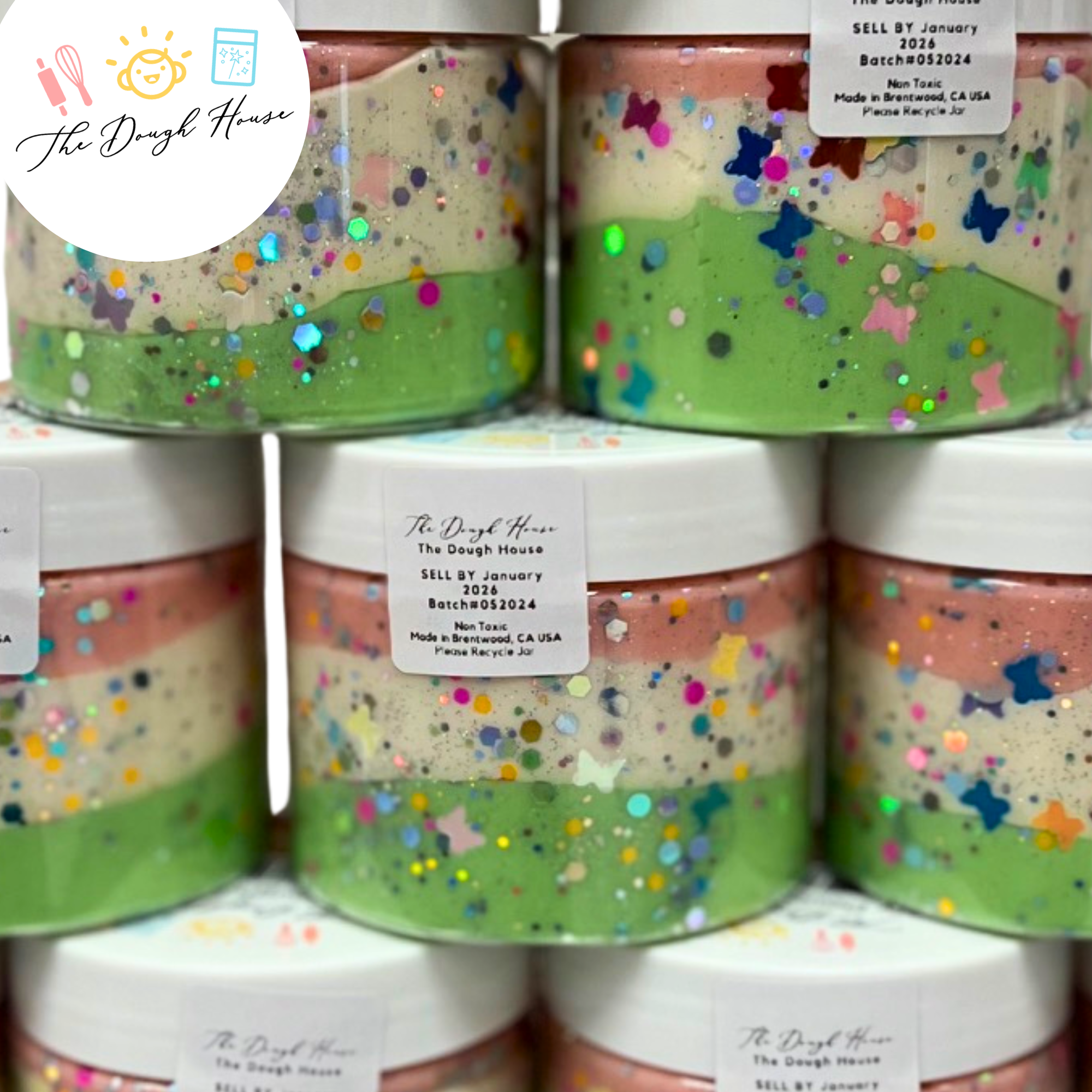 The Dough House - Fun Size Butterfly Magical Jars
