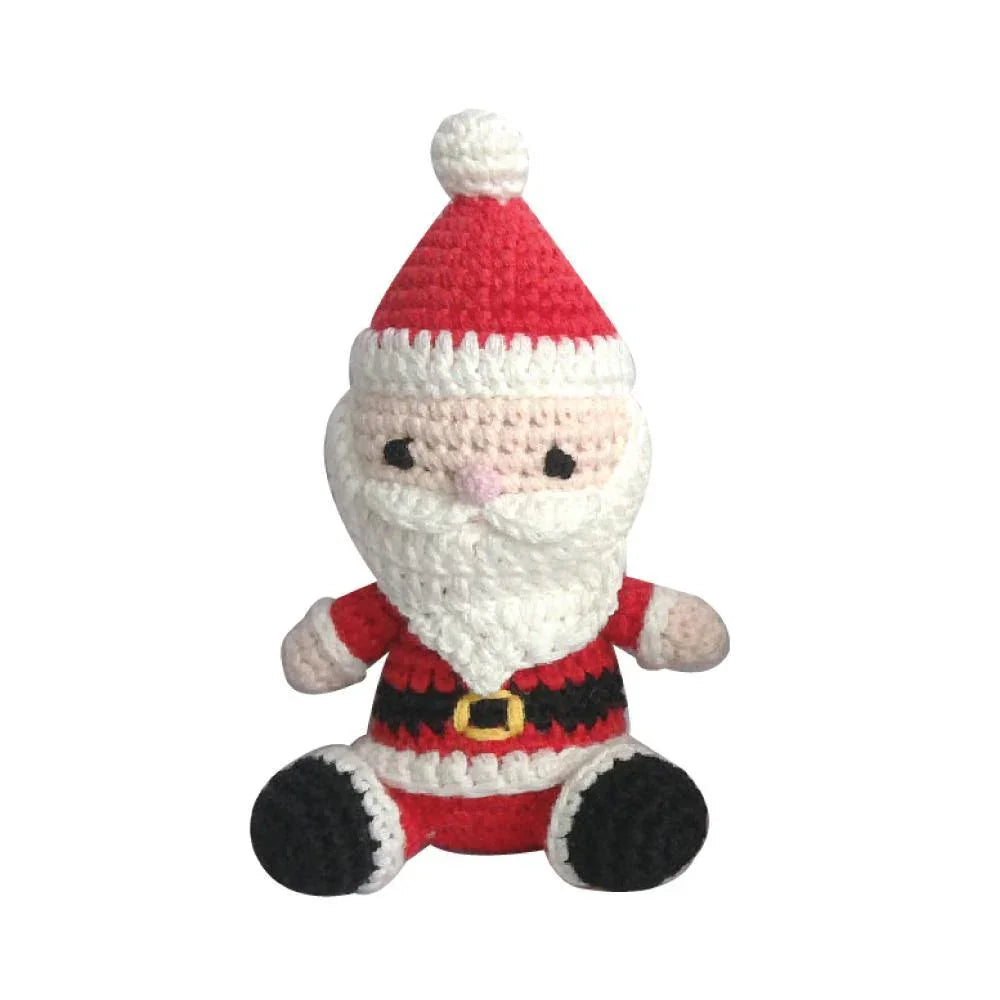 Crocheted Santa Rattle