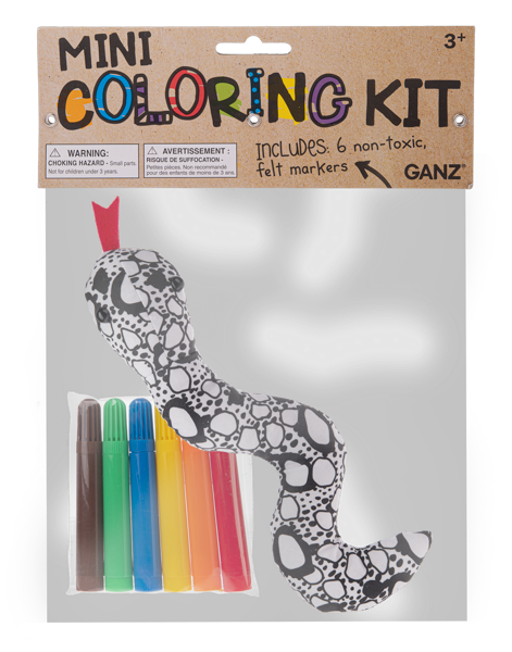 Mini Coloring Kit - Mermaid (7 pc. set)
